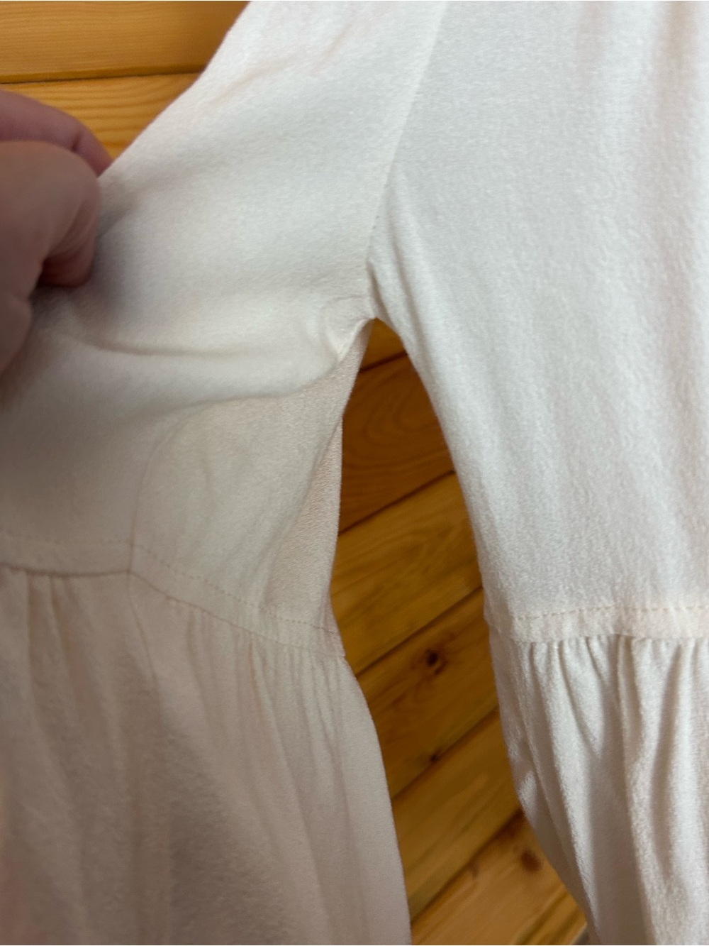 Madewell Cream Tiered Peasant Blouse - Picture 6 of 12